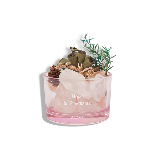Blush Quartz｜Natural Crystal Aroma Diffuser